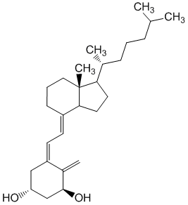 Структурная формула Альфакальцидол
