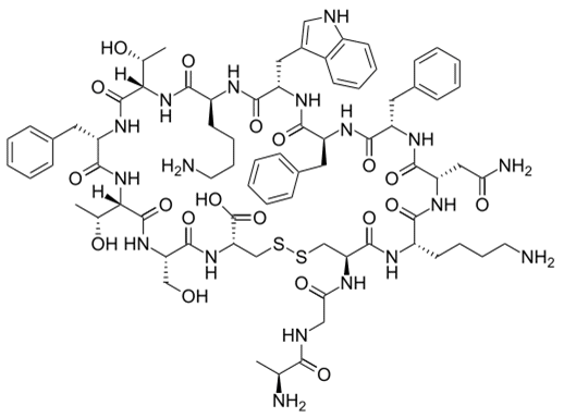 Структурная формула Соматостатин