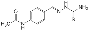 Структурная формула Тиоацетазон