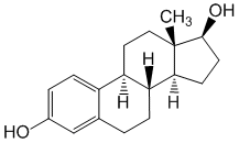 Структурная формула Эстрадиол