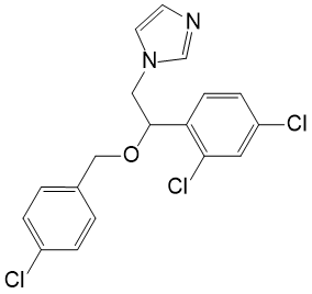 Структурная формула Эконазол