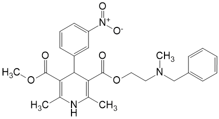 Структурная формула Никардипин
