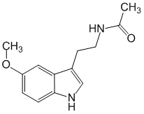Структурная формула Мелатонин