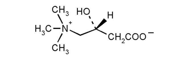 Структурная формула Левокарнитин
