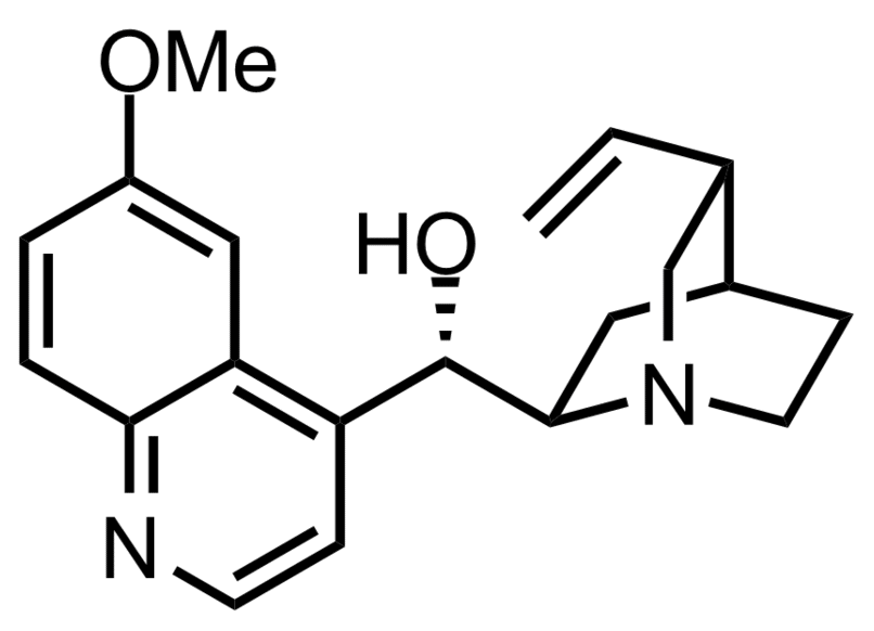Структурная формула Хинидин