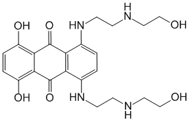Структурная формула Митоксантрон