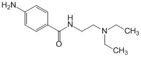Структурная формула Прокаинамид