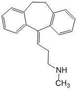 Структурная формула Нортриптилин