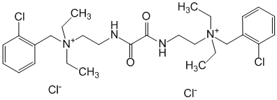 Структурная формула Амбенония хлорид