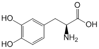 Структурная формула Леводопа