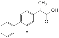 Структурная формула Флурбипрофен