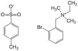 Структурная формула Бретилия тозилат
