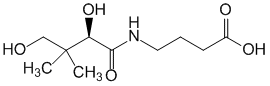 Структурная формула Гопантеновая кислота