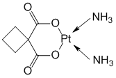 Структурная формула Карбоплатин
