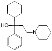 Структурная формула Тригексифенидил