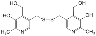 Структурная формула Пиритинол