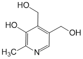 Структурная формула Пиридоксин