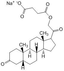 Структурная формула Гидроксидион натрия сукцинат