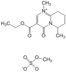Структурная формула Римазолия метилсульфат