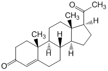 Структурная формула Прогестерон