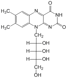 Структурная формула Рибофлавин
