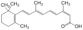 Структурная формула Изотретиноин