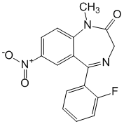 Структурная формула Флунитразепам