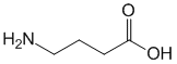 Структурная формула Гамма-аминомасляная кислота