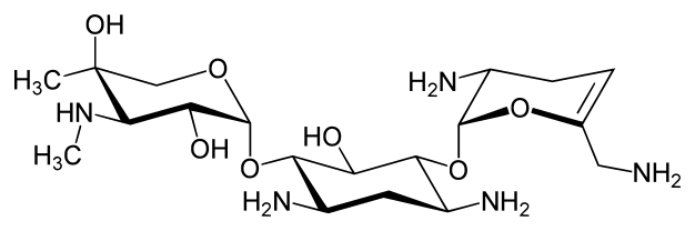 Структурная формула Сизомицин