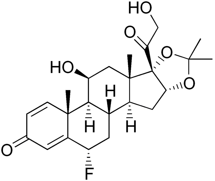 Структурная формула Флунизолид
