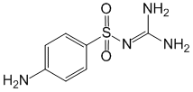 Структурная формула Сульфагуанидин
