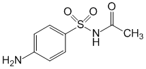Структурная формула Сульфацетамид