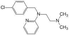 Структурная формула Хлоропирамин