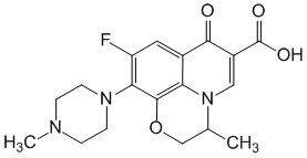 Структурная формула Офлоксацин