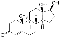 Структурная формула Тестостерон