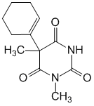 Структурная формула Гексобарбитал