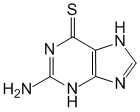 Структурная формула Тиогуанин