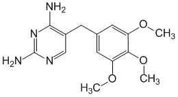 Структурная формула Триметоприм