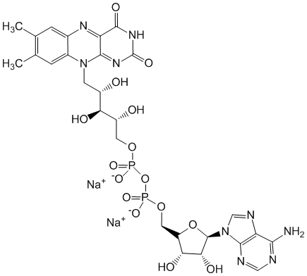 Структурная формула Флавинаденина динуклеотид