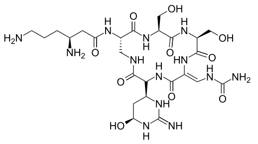 Структурная формула Виомицин