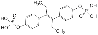 Структурная формула Фосфэстрол