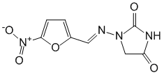 Структурная формула Нитрофурантоин
