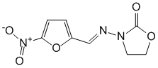 Структурная формула Фуразолидон