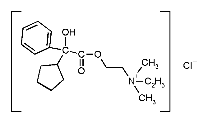Структурная формула Хлорозил