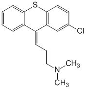 Структурная формула Хлорпротиксен