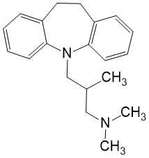 Структурная формула Тримипрамин
