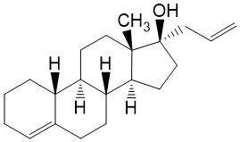 Структурная формула Аллилэстренол