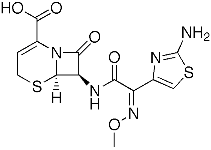 Структурная формула Цефтизоксим