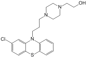 Структурная формула Перфеназин