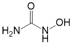 Структурная формула Гидроксикарбамид